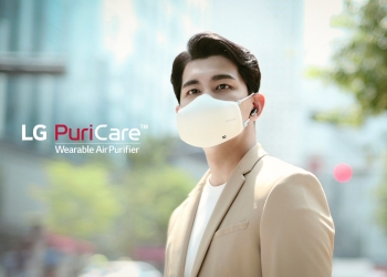 LG PuriCare, pelitup muka unik dilengkapi pembersih udara, kipas & mikrofon
