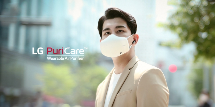 LG PuriCare, pelitup muka unik dilengkapi pembersih udara, kipas & mikrofon