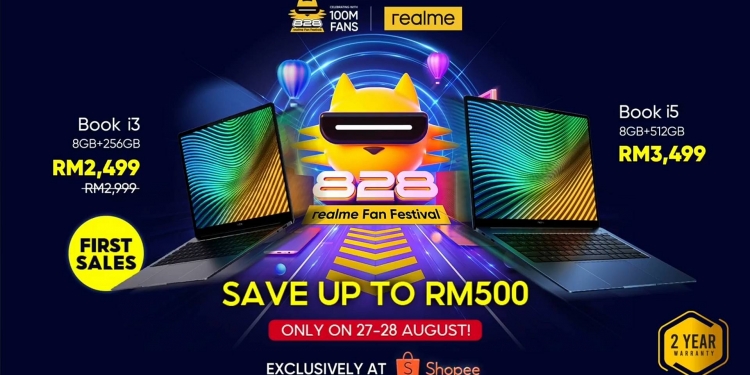 Realme Book akan dijual di Malaysia pada 27 Ogos dengan diskaun RM500