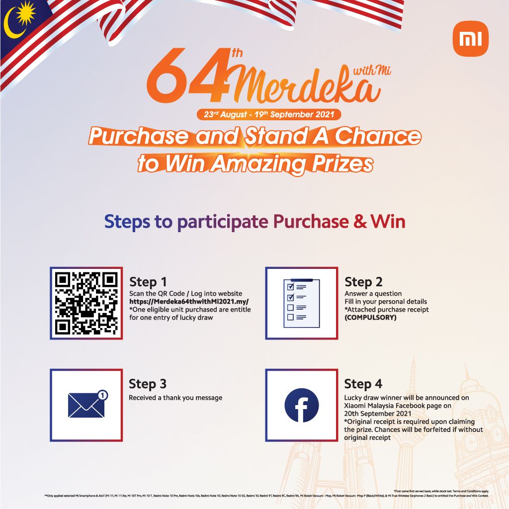 Promo Menangi Tv Xiaomi 55 Dalam Cabutan Bertuah Merdeka Xiaomi Soyacincau Com