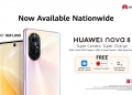 Huawei Nova 8 dilancar dengan skrin super, kamera super dan pengecas super
