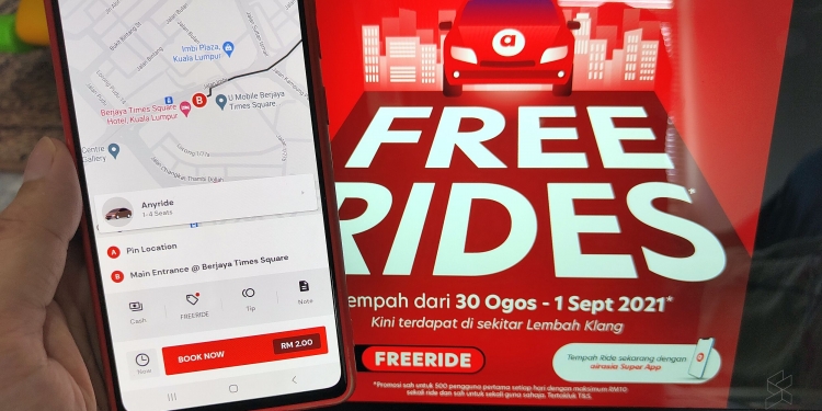 AirAsia Ride tawar perjalanan percuma sempena Hari Kebangsaan