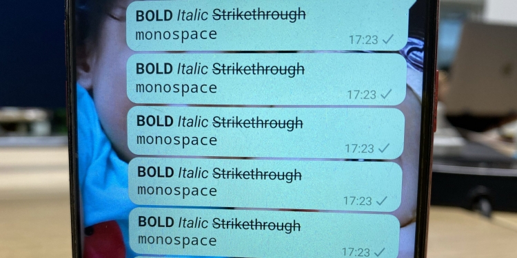 TIPS: Cara pantas bold, italic & sunting pelbagai gaya font di Whatsapp