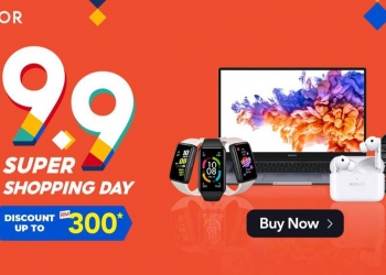 PROMO 9.9: Honor beri diskaun sehingga RM300 untuk laptop, jam pintar dan fon telinga