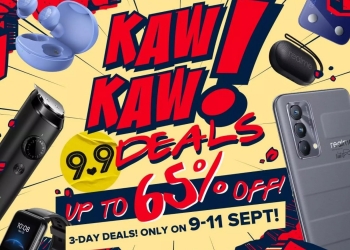 PROMO 9.9: Jualan Kaw Kaw untuk Realme GT ME, Realme Book dan peranti lain