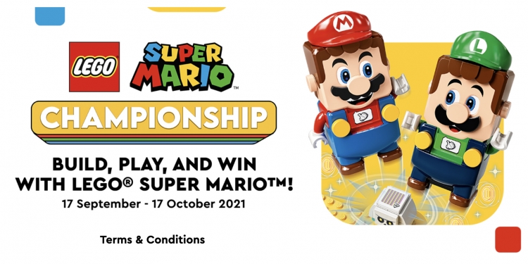 Menangi hadiah bernilai RM1,800 dengan membina Lego Super Mario