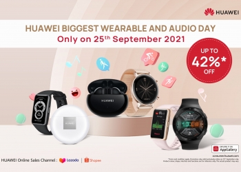 PROMO: Jualan besar-besaran untuk jam dan produk audio Huawei pada 25 September