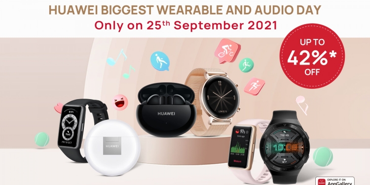 PROMO: Jualan besar-besaran untuk jam dan produk audio Huawei pada 25 September
