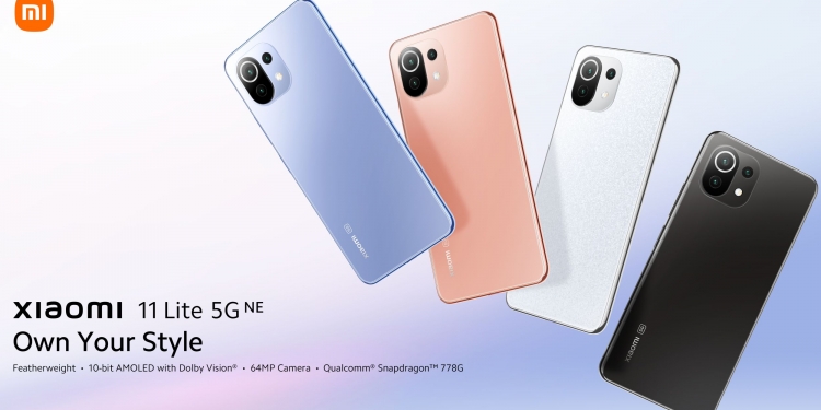 Xiaomi 11 Lite 5G NE pilihan terbaru untuk peminat telefon pintar nipis