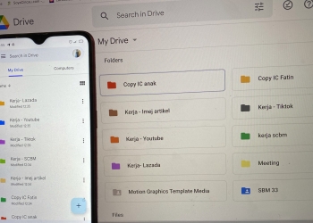 Warnakan folder di dalam Google Drive supaya lebih mudah dikenali, ini caranya