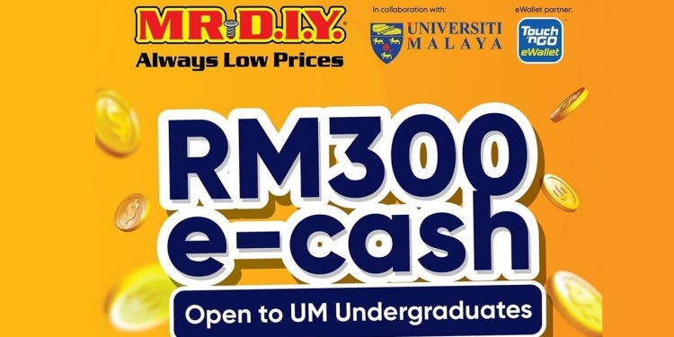 RM300 kredit TnG eWallet untuk pelajar Universiti Malaya, ini cara untuk dapatkannya