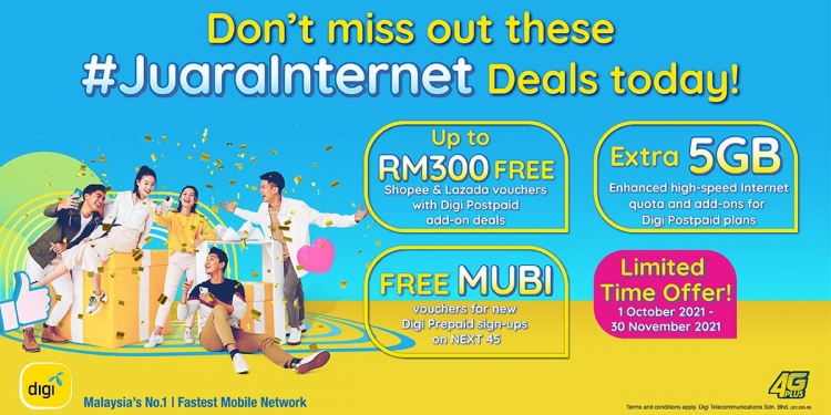 Digi #JuaraInternet hargai pengguna dengan pelbagai tawaran menarik