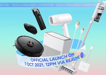 Realme akan melancar pelbagai produk pintar rumah seperti pembersih udara dan penyedut hampagas