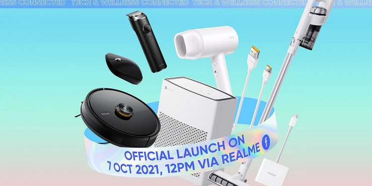 Realme akan melancar pelbagai produk pintar rumah seperti pembersih udara dan penyedut hampagas