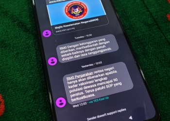 Hampir 13 bilion SMS dihantar sebagai peringatan berkaitan COVID-19 sejak Februari 2020