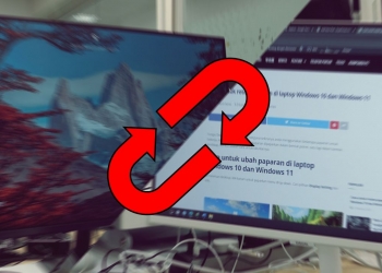 Cara untuk rotate paparan di laptop Windows 10 dan Windows 11