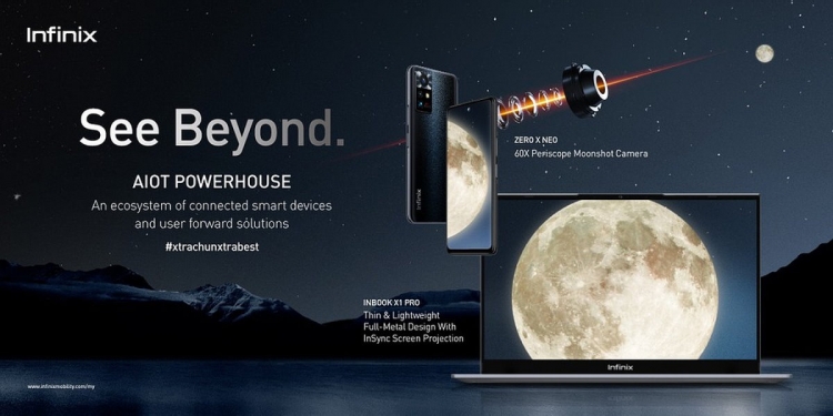 Infinix mahu lancar telefon berkamera periskop dan laptop berkuasa yang amat mampu milik