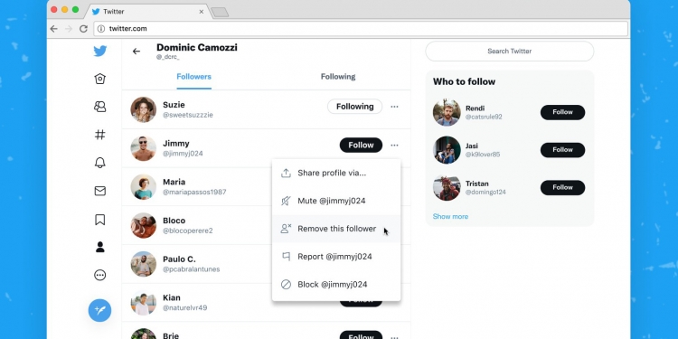 Twitter kini benarkan pengguna buang followers, ini caranya