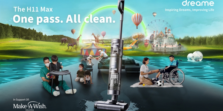 Vakum Dreame H11 & H11 Max dilancar, hapus kotoran kering & basah pada permukaan