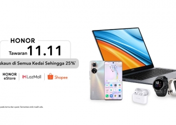 11.11: Promosi berganda Honor ada diskaun sehingga 25%