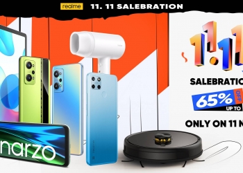 11.11: Realme Salebration rai produk baru dengan potongan harga