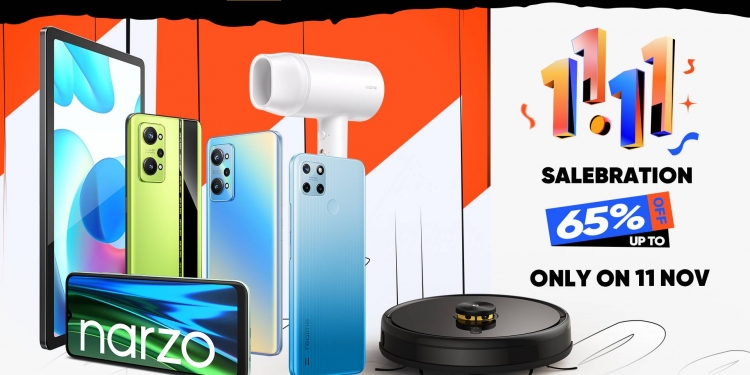 11.11: Realme Salebration rai produk baru dengan potongan harga