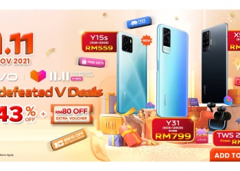 11.11: Vivo sedia tawaran sukar dikalahkan di Lazada