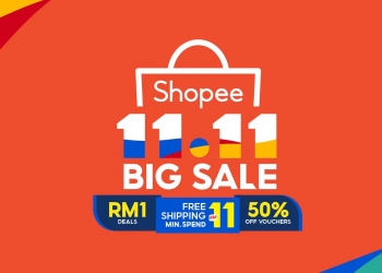 Dapatkan peranti elektronik serendah RM11.11 sempena Shopee 11.11