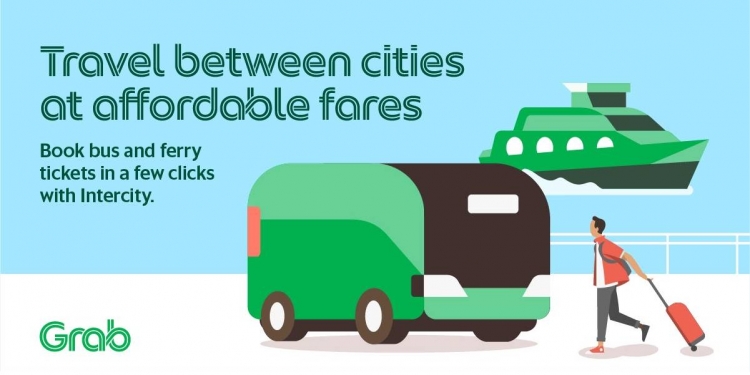 Grab perkenal Intercity, tempahan tiket bas dan feri lebih 15,000 laluan seluruh negara