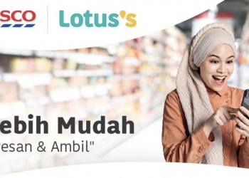 Pesan & Ambil di Lotus’s kini lebih mudah, pelanggan boleh beli & bayar melalui WhatsApp