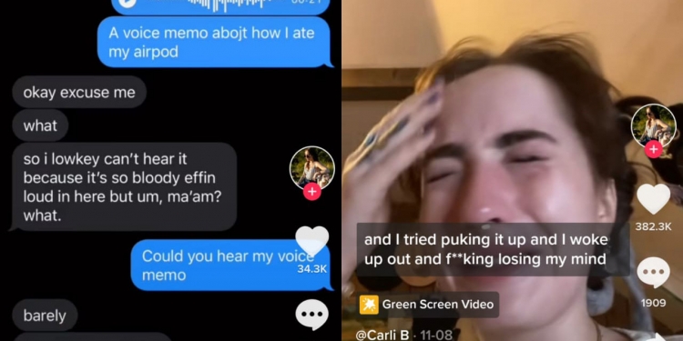 Wanita ini telan AirPods, tertukar dengan pil tahan sakit