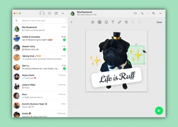 Kini pelekat WhatsApp boleh dihasilkan sendiri di komputer, ini caranya