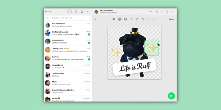 Kini pelekat WhatsApp boleh dihasilkan sendiri di komputer, ini caranya