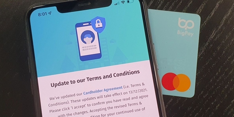 BigPay paksa anda terima T&C baharu, tapi ini masalahnya