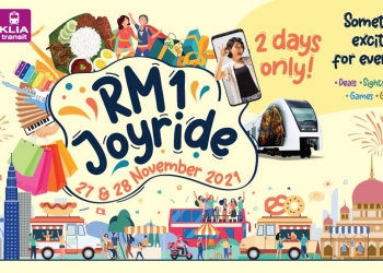 RM1 untuk naik ERL dalam tempoh terhad, jangan lepaskan peluang