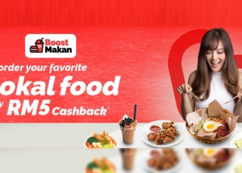 Boost Makan dilancar, platform baru pesanan makanan oleh eWallet Boost