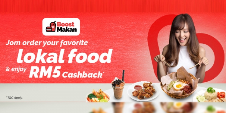 Boost Makan dilancar, platform baru pesanan makanan oleh eWallet Boost