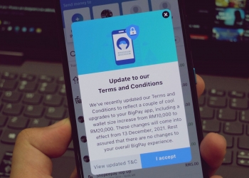BigPay perbaik cara mereka war-warkan T&C baru, kini lebih kemas
