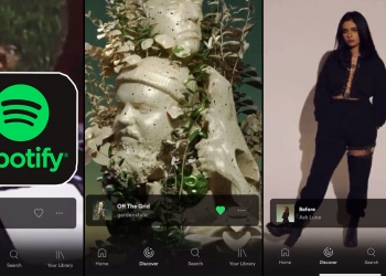 Spotify pula tiru Tiktok, uji halaman video muzik