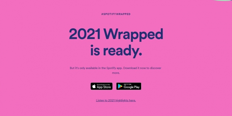 Dah tengok Spotify Wrapped 2021 anda?
