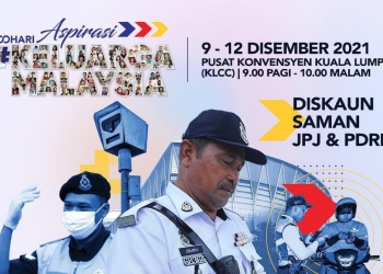 Diskaun hingga 80% untuk saman JPJ & PDRM sempena 100 hari Perdana Menteri ke-9