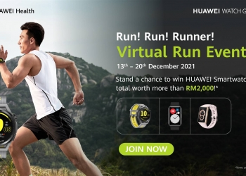 Sertai larian Huawei Run! Run! Runner! untuk menang jam tangan Huawei Watch GT Runner
