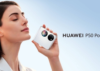 Huawei P50 Pocket, telefon lipat kompak dengan kamera True Chroma & Ultra Spectrum