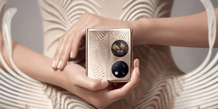 Huawei P50 Pocket, telefon lipat kompak dengan kamera True Chroma & Ultra Spectrum