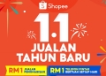 Dapatkan telefon pintar RM1 di Shopee sempena tahun baru