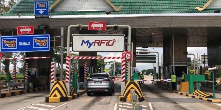 Plaza tol MyRFID Touch n Go
