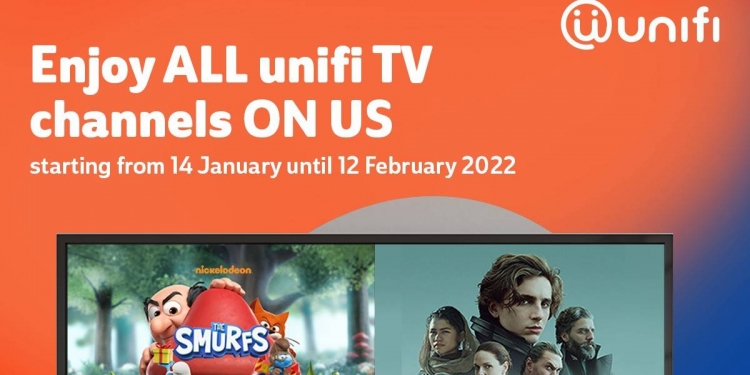 Tiada rebat akibat gangguan, Unifi beri saluran tv percuma selama sebulan