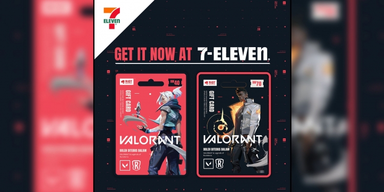 7-Eleven kini menjual kad hadiah Valorant & Legends of Runeterra