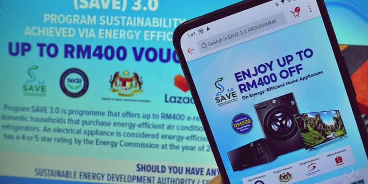 SAVE 3.0: Kerajaan tawar baucar sehingga RM400 beli alat kelengkapan rumah, ini cara untuk tebusnya di Lazada dan Shopee