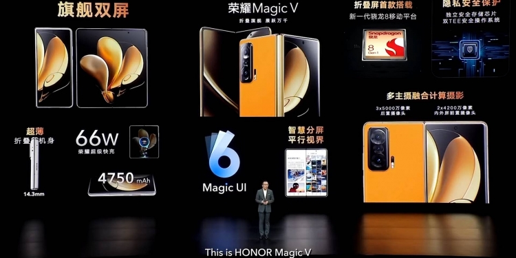 Honor Magic V: Telefon lipat pertama berkuasa Snapdragon 8 Gen 1